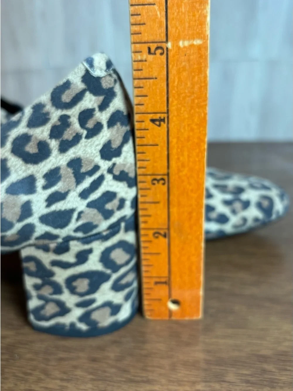 Easy Spirit Evolve Leopard Print Block Heel Pumps - Tan/Black Size 7.5